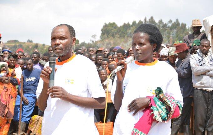 Nsengimana Jean de Dieu and his wife Mukabutera Seraphine 