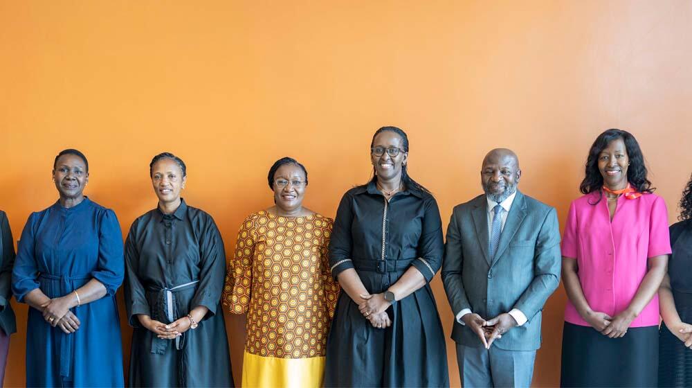 UNFPA East and Southern Africa Regional Director, Ms. Lydia Zigomo meets with the First Lady of Rwanda H.E. Jeannette Kagame at 