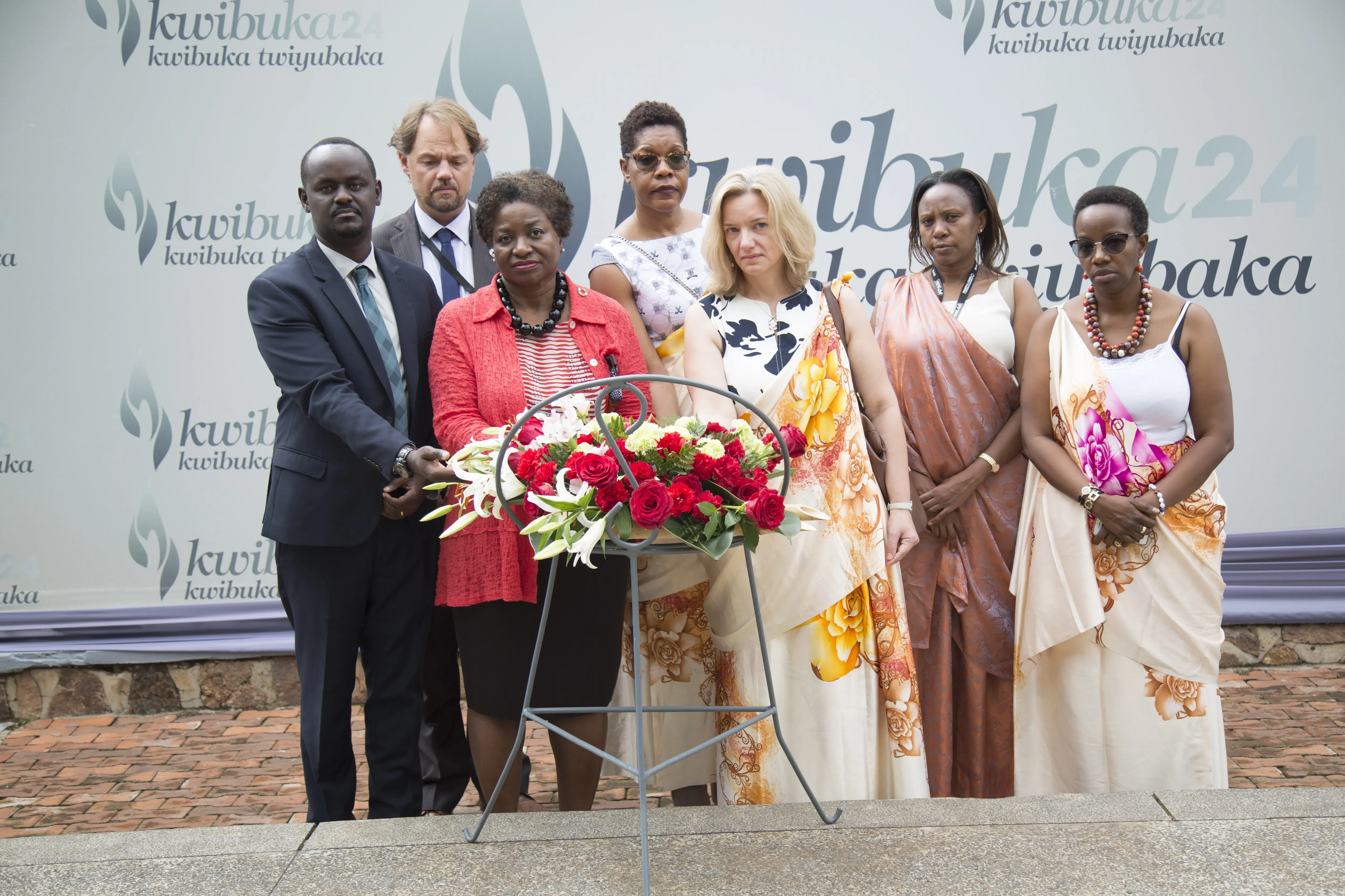 Dr Natalia Kanem Visit Kigali Genocide Memorial